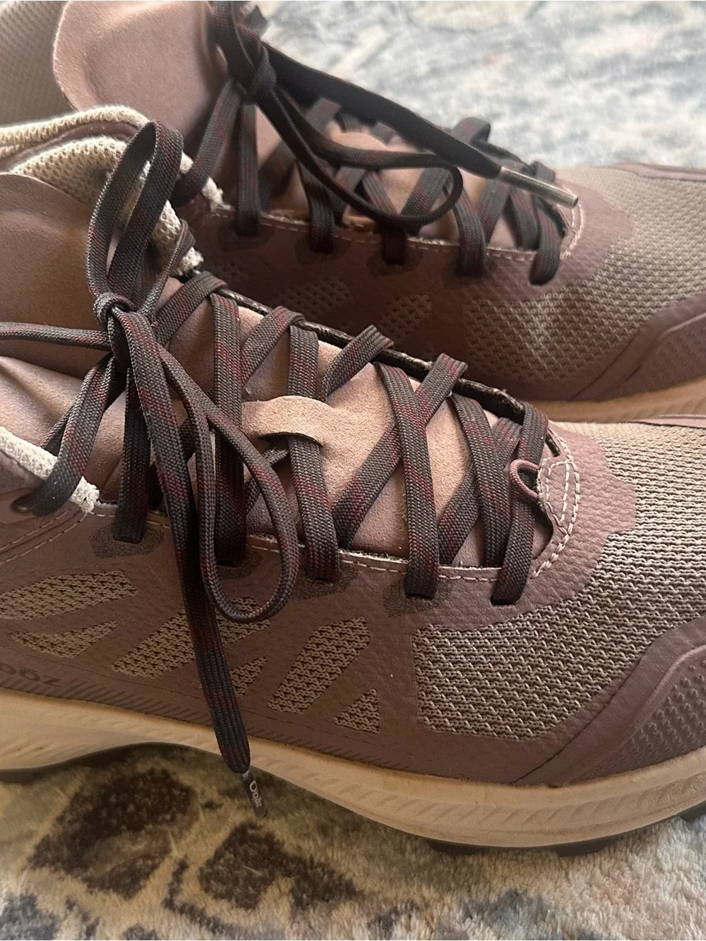 Oboz Women's hiking boots in Fig Brown